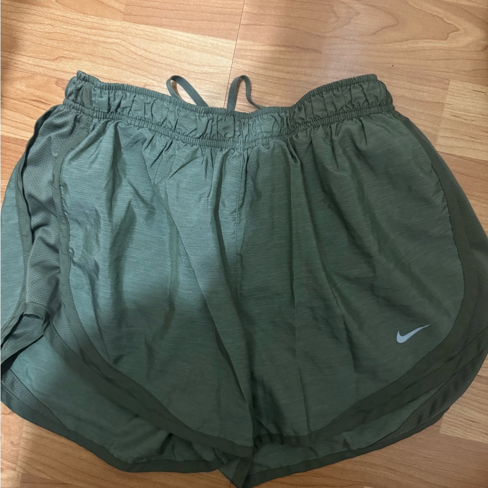 Nike Women's Athletic Shorts in Olive